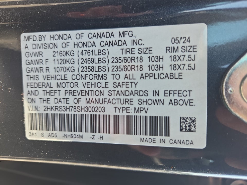 2025 Honda CR-V EX-L 2WD