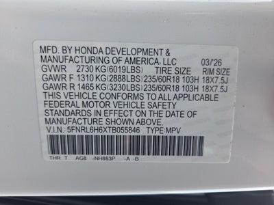 2026 Honda Odyssey EX-L