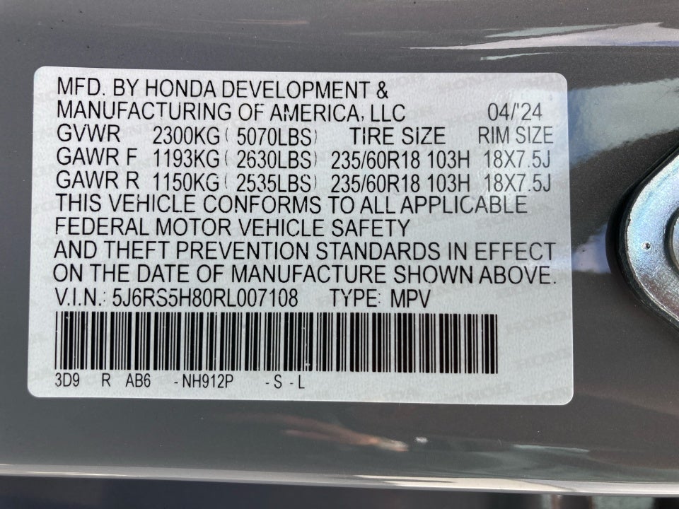 2024 Honda CR-V Hybrid Sport-L