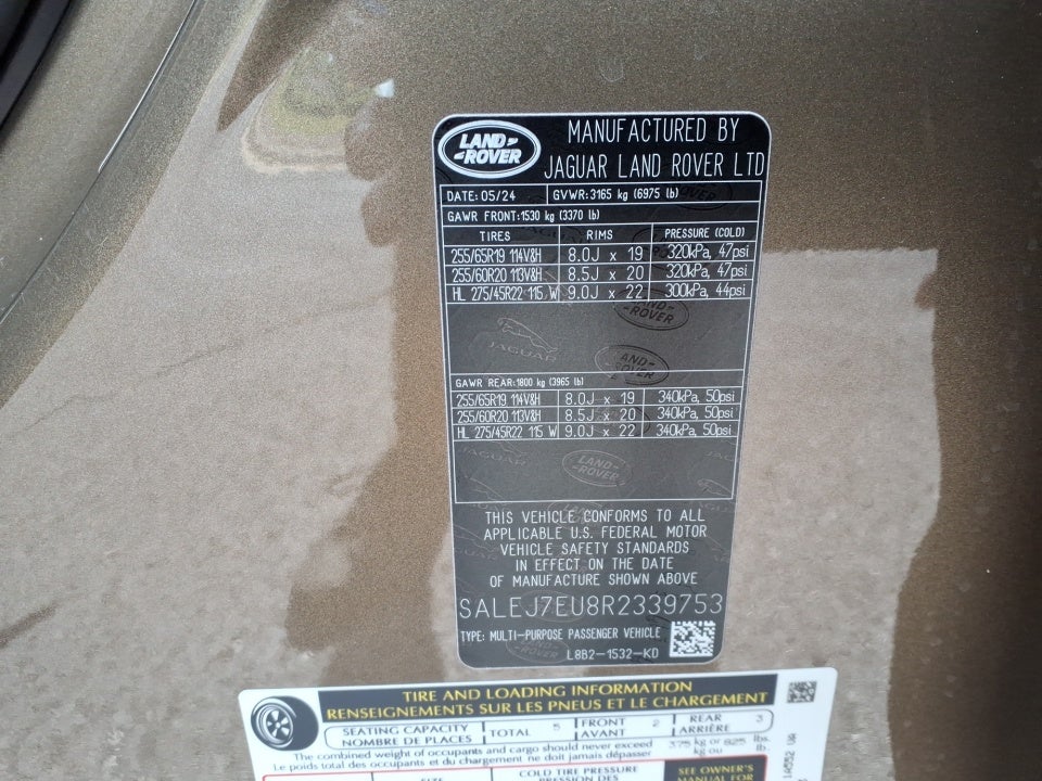 2024 Land Rover Defender 110 P400 S