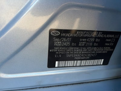 2012 Hyundai Sonata GLS