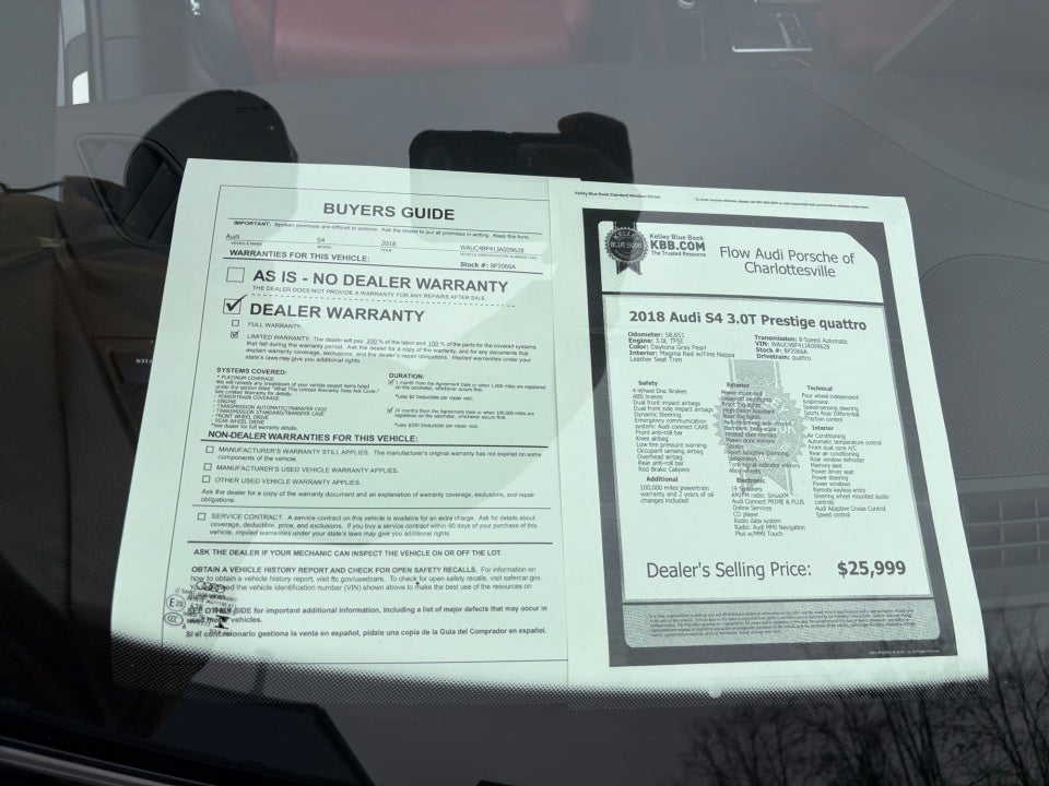 2018 Audi S4 3.0T Premium Plus