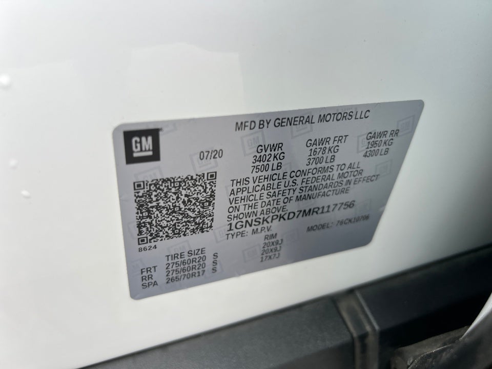 2021 Chevrolet Tahoe 4WD Z71