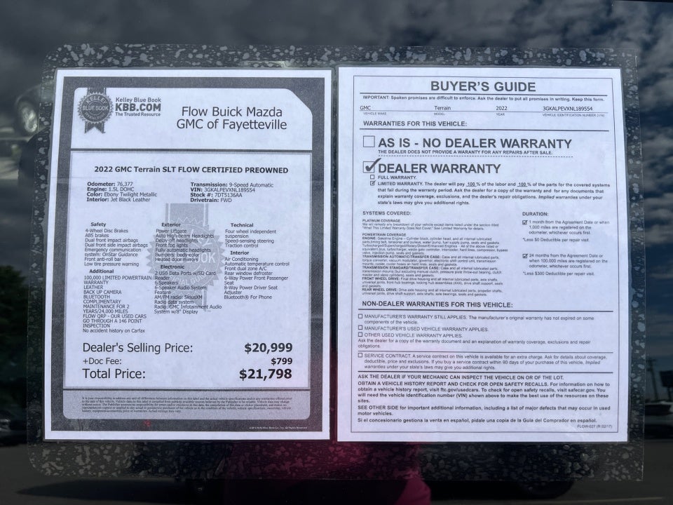 2022 GMC Terrain FWD SLT