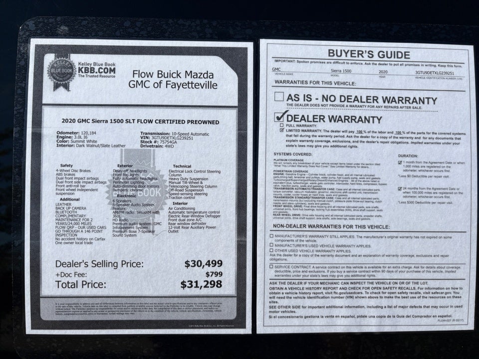 2020 GMC Sierra 1500 SLT