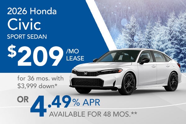 2026 Honda Civic Sport Sedan