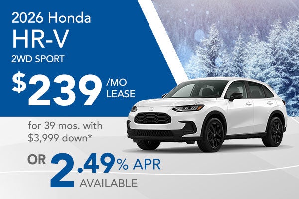 2026 Honda HR-V 2WD Sport