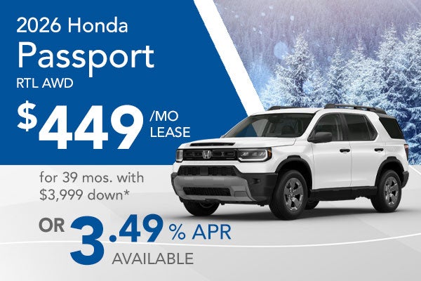 2026 Honda Passport RTL AWD