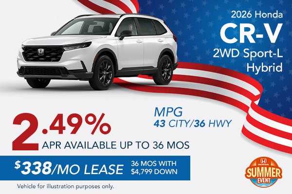 2026 Honda CR-V 2WD Sport-L Hybrid 