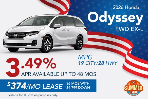 2026 Honda Odyssey FWD EX-L