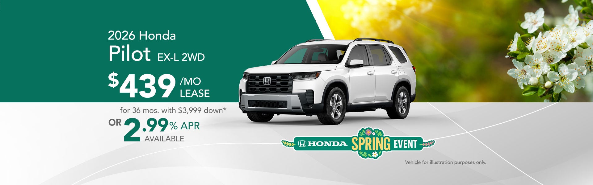 2026 Honda Pilot special offer